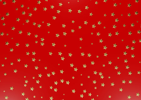 Abstract modern Holiday red background with stars.の写真素材