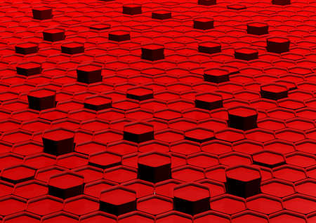 Abstract honeycomb background 3d illustration or backdrop.の写真素材