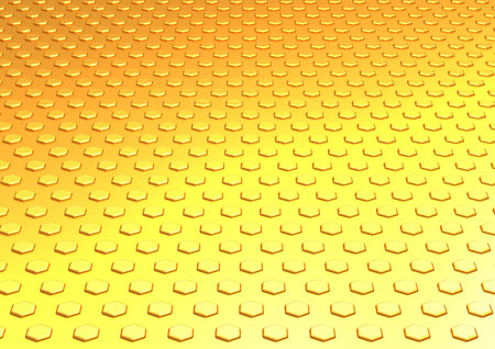 Abstract honeycomb background 3d illustration or backdrop.