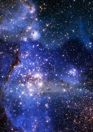 Star field in space a nebulae and a gas congestion. "Elements of this image furnished by NASA".の写真素材