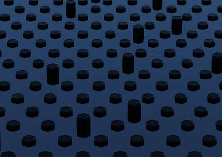 Abstract shape pattern metal background 3d renderedの写真素材