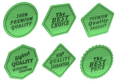 High Quality set of Sale product badges isolated on white.の写真素材