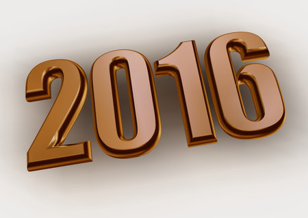 New year 2015 text creative greeting card design