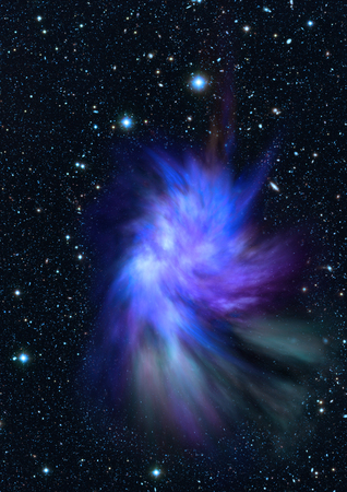 Small part of an infinite star field of space in the Universe.の写真素材