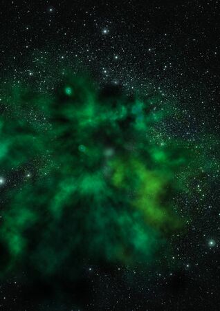 Far being shone nebula and star field against space. "Elements of this image furnished by ".の写真素材