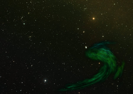 Small part of an infinite star field
