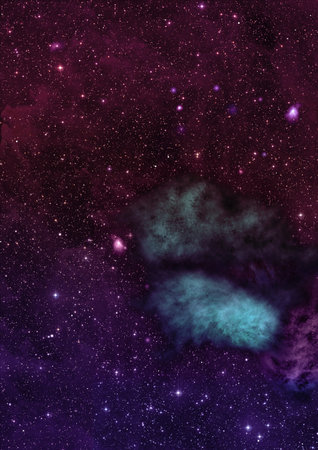 Small part of an infinite star field of space in the Universe. Elements of this image furnished by...
