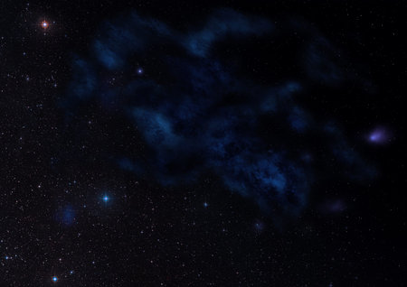 Small part of an infinite star field of space in the Universe.