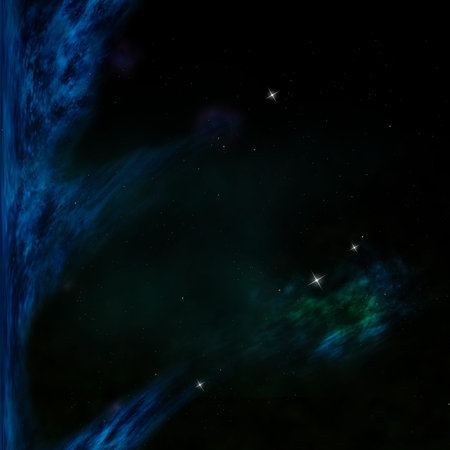Star field in space a nebulae and a gas congestion. Elements of this image furnished by NASA . 3D...
