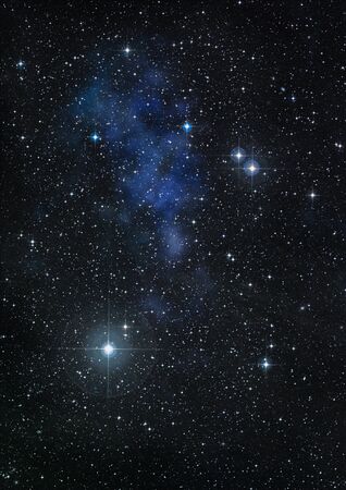 Star field in space a nebulae and a gas congestion. Elements of this image furnished by NASA .の写真素材