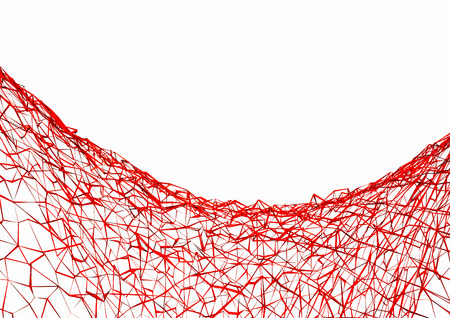 Illustration with a dot grid on a white backgroundの写真素材