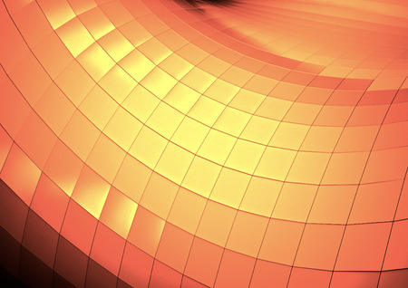 3D abstract geometric background tiles. 3D rendering.の写真素材