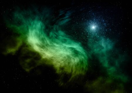 Small part of an infinite star field. 3D renderingの写真素材