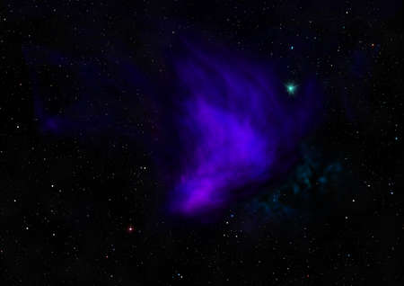 Small part of an infinite star field. 3D renderingの写真素材