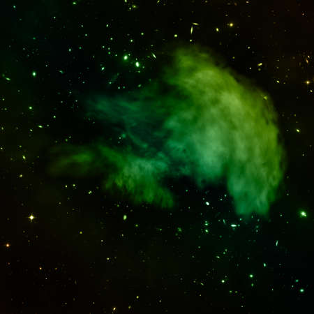 Star field in space a nebulae and a gas congestion.の写真素材