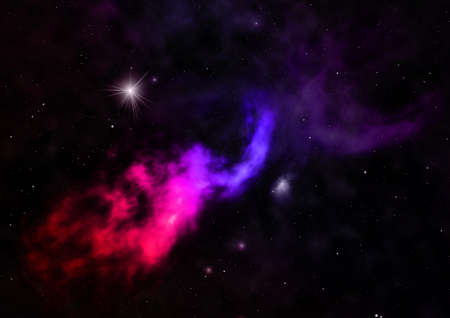 Small part of an infinite star field of space in the Universe.の写真素材