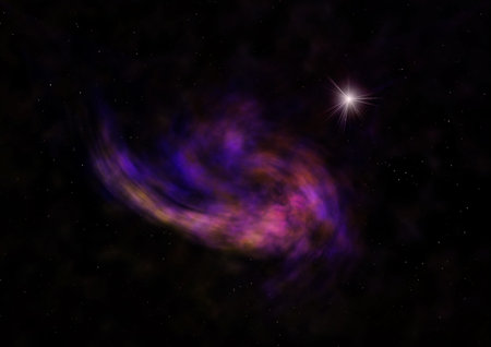 Small part of an infinite star field of space in the Universe.