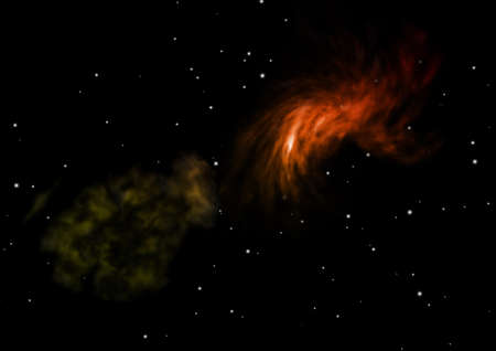Small part of an infinite star field of space in the Universe.の写真素材