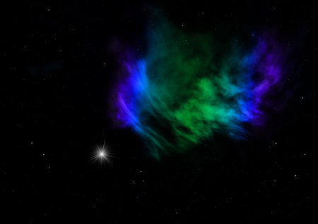 Small part of an infinite star field of space in the Universe.