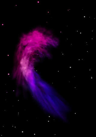 Star field in space a nebulae and a gas congestion.の写真素材