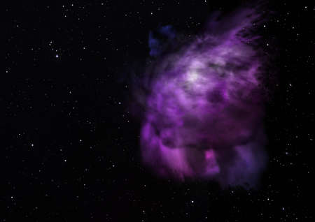 Small part of an infinite star field. 3D renderingの写真素材