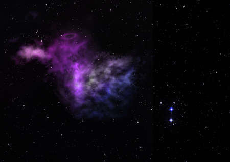 Small part of an infinite star field of space in the Universe.の写真素材