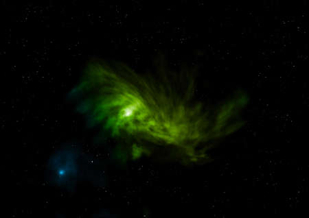 Star field in space a nebulae and a gas congestion.の写真素材