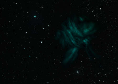 Star field in space a nebulae and a gas congestion.の写真素材