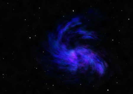 Small part of an infinite star field of space in the Universe. 3D renderingの写真素材