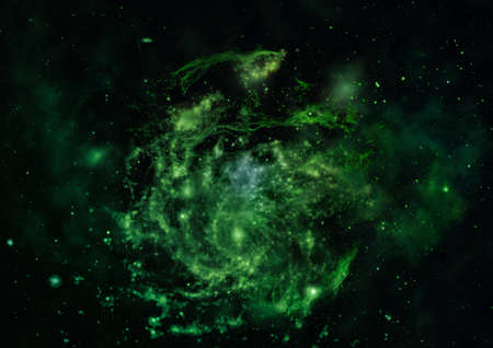 Star field in space a nebulae and a gas congestion.の写真素材