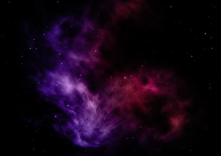 Small part of an infinite star field of space in the Universe.の写真素材
