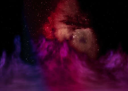 Small part of an infinite star field of space in the Universe.の写真素材