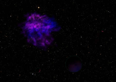 Small part of an infinite star field.の写真素材