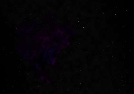 Star field and distant cold space nebula.の写真素材