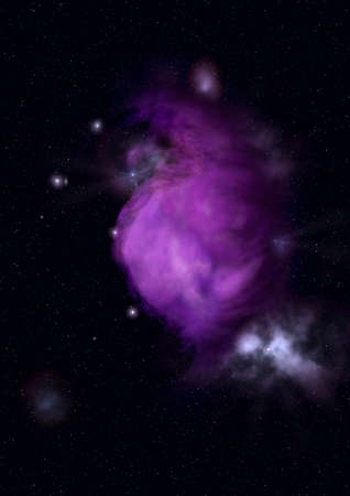 Small part of an infinite star fieldの写真素材