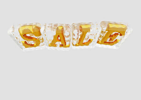 The SALE word made of blocksの写真素材