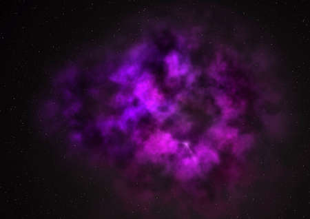 Star field in space a nebulae and a gas congestion.の写真素材