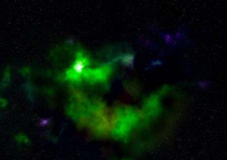 Small part of an infinite star fieldの写真素材