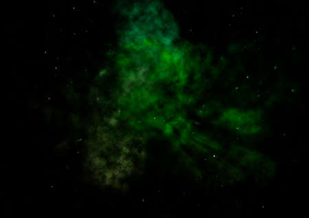 Star field in space and a nebulae. 3D renderingの写真素材