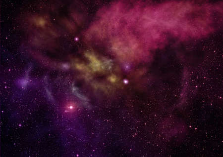 Small part of an infinite star field. 3D renderingの写真素材
