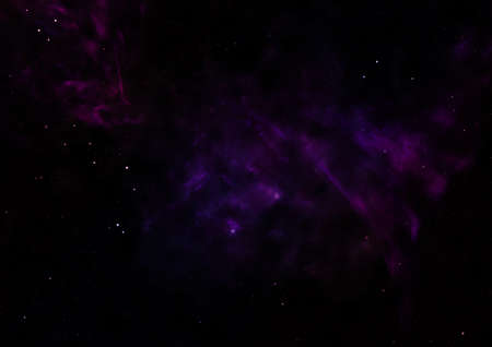 Star field in space and a nebulae. 3D renderingの写真素材