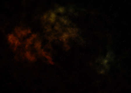 Far being shone nebula and star field against space.の写真素材