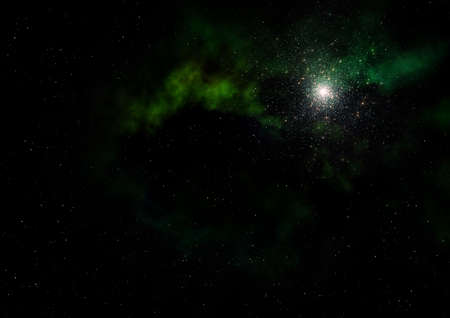 Small part of an infinite star field. 3D renderingの写真素材