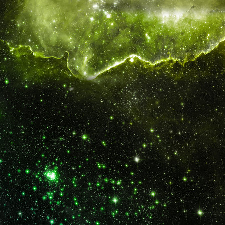 Small part of an infinite star fieldの写真素材