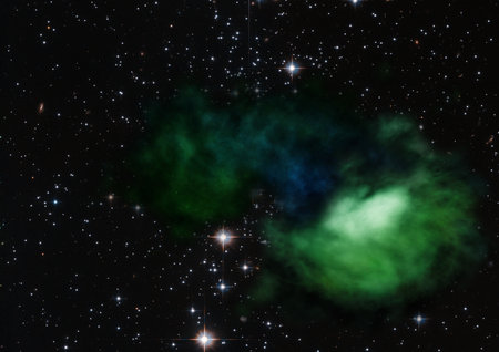 Small part of an infinite star fieldの写真素材