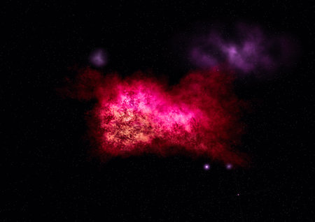 Small part of an infinite star fieldの写真素材