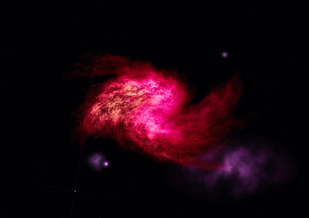 Small part of an infinite star field