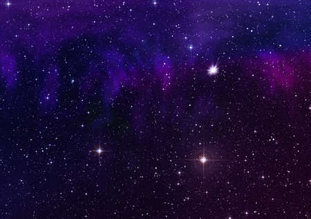 Small part of an infinite star field of space in the Universe. Elements of this image furnished by NASA. 3D renderingの写真素材