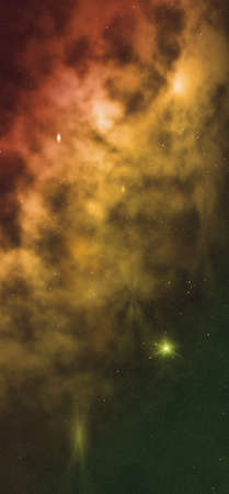 Far being shone nebula and star field against space. Elements of this image furnished by NASA.の写真素材