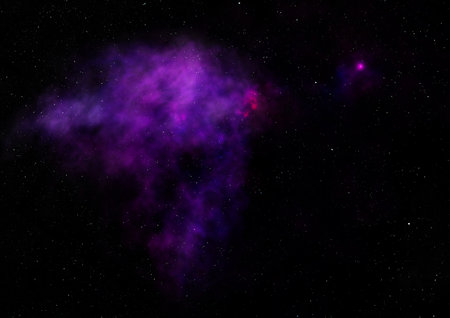 Small part of an infinite star field. 3D renderingの写真素材
